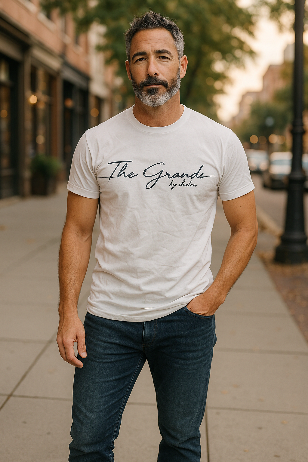 White “The Grands” T-Shirt